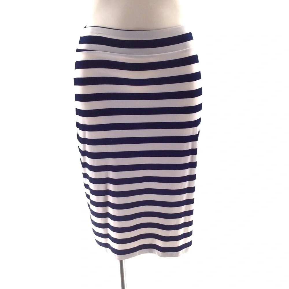 Susanna Monaco Revolve Sachi Blue&‎ White Stripe Inkwell Skirt